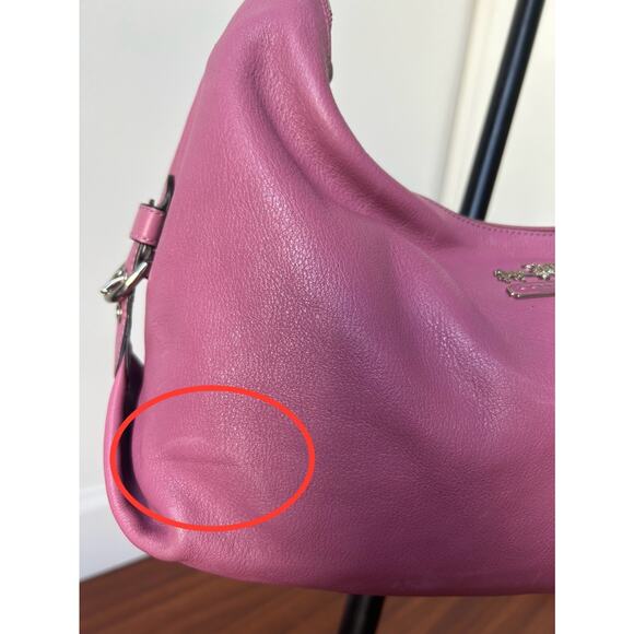 Y2K COACH 14304 Madison Hailey Purple Pink Leather Hobo Shoulder Bag No Hang Tag - Picture 6 of 15